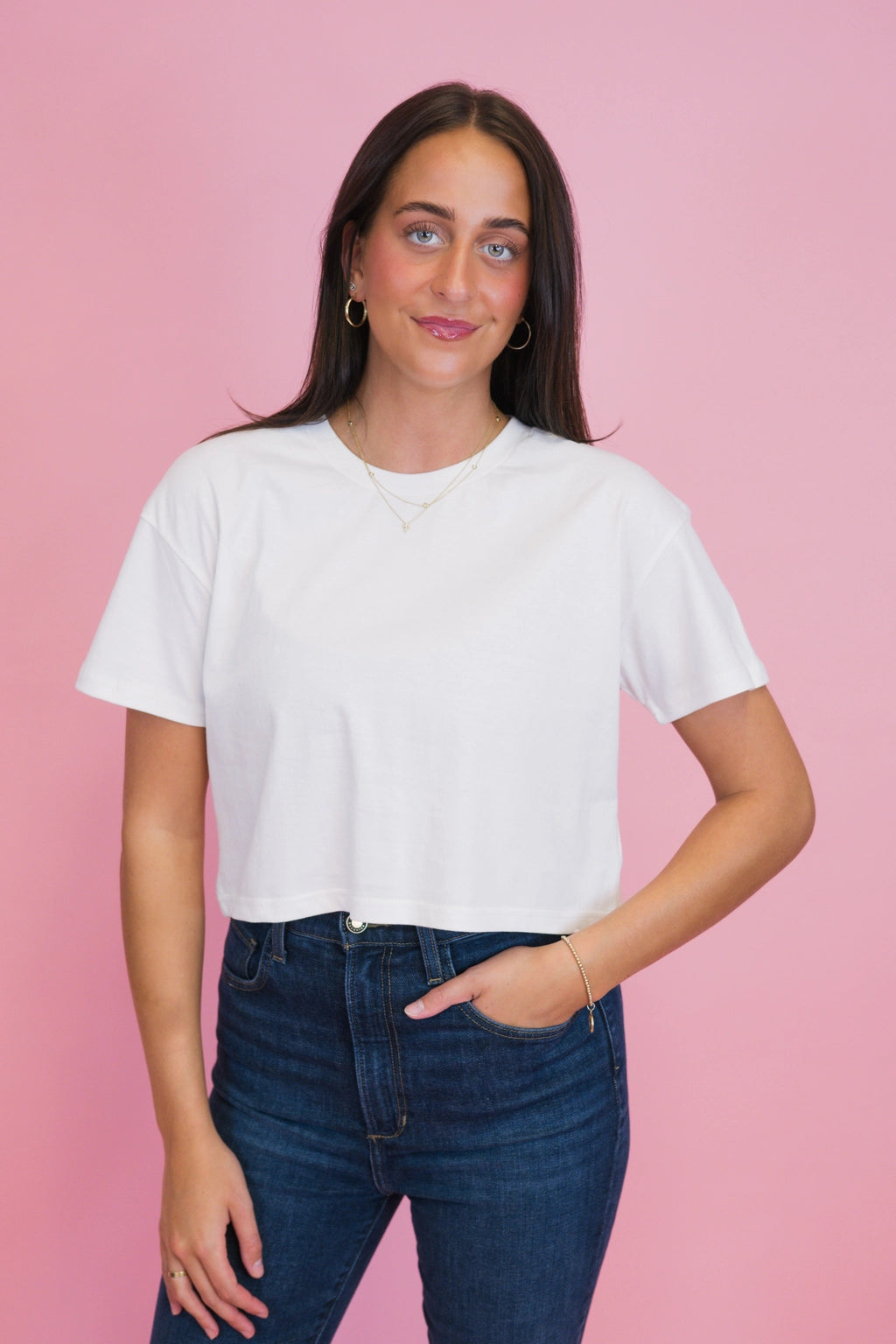 Lane Seven Womens Crop Tee