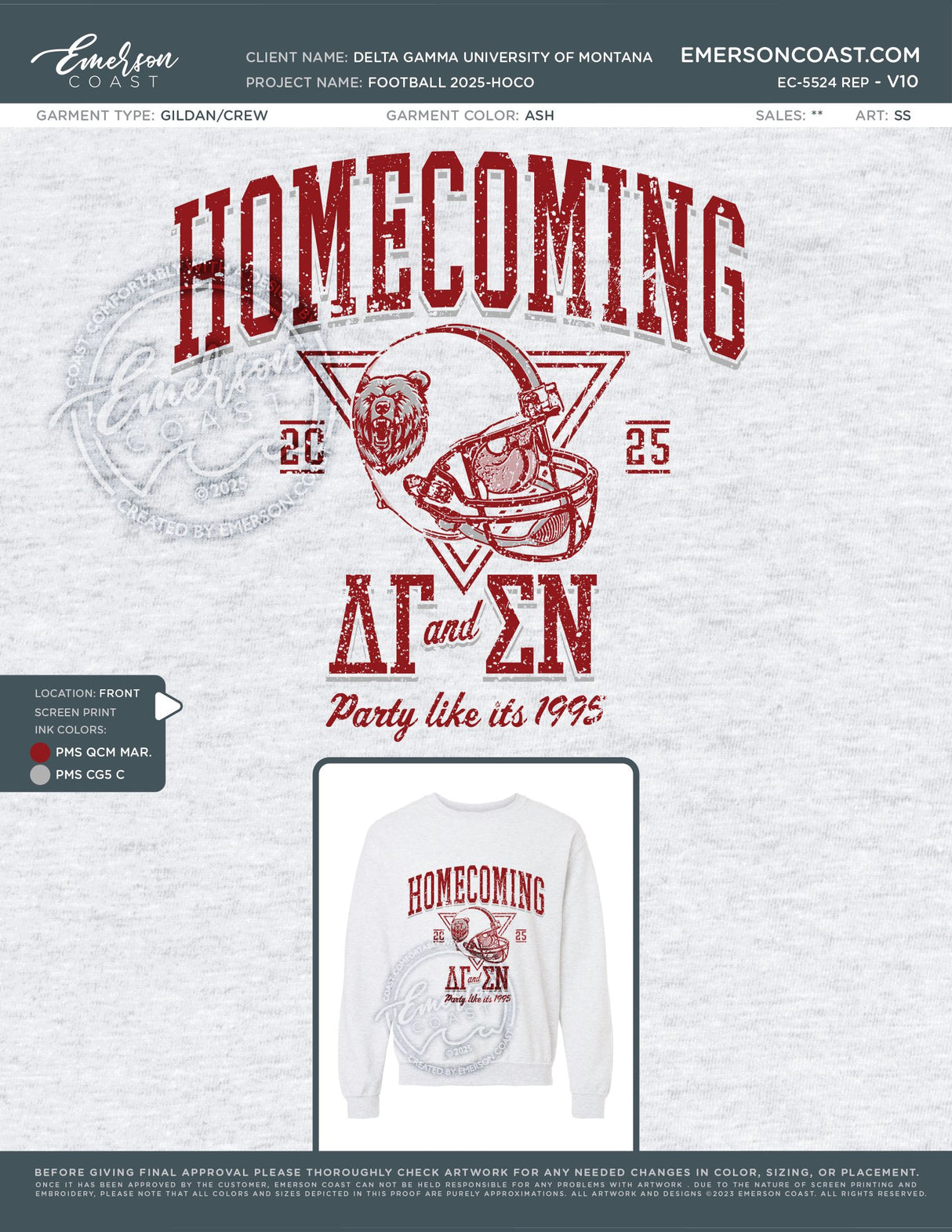 EC-5524 REP Delta Gamma University of Montana Football 2025-HOCO
