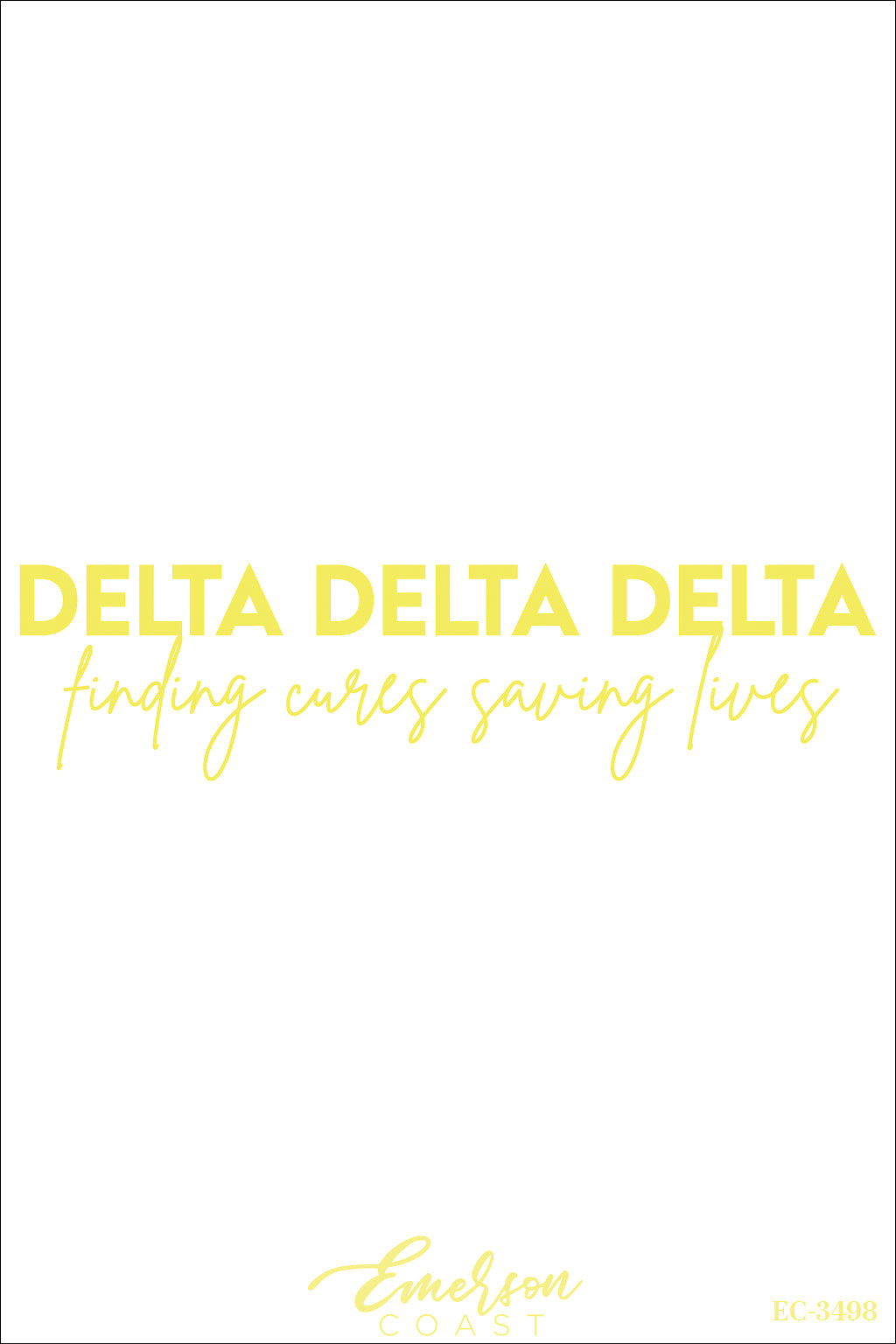 Delta Delta Delta Finding Cures Saving Lives Philanthropy Tee