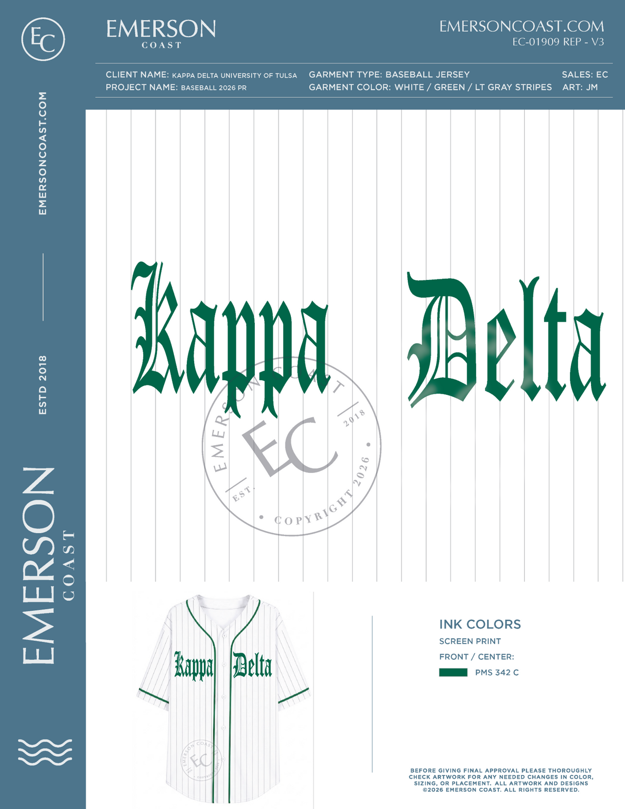 EC-01909 REP Kappa Delta University of Tulsa Baseball 2026 PR