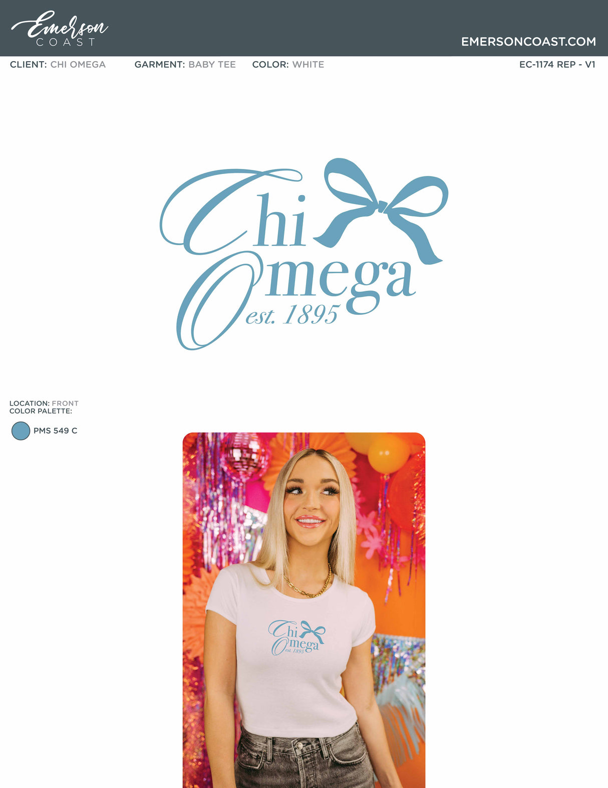 Tied Together With A Bow Bid Day Design