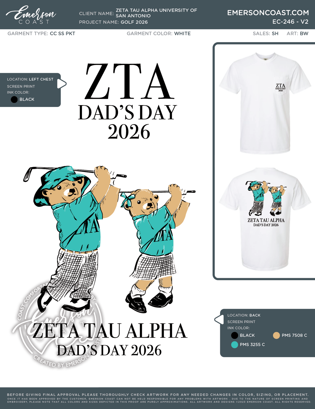 EC-246 REP Zeta Tau Alpha University of San Antonio Golf 2026-DD
