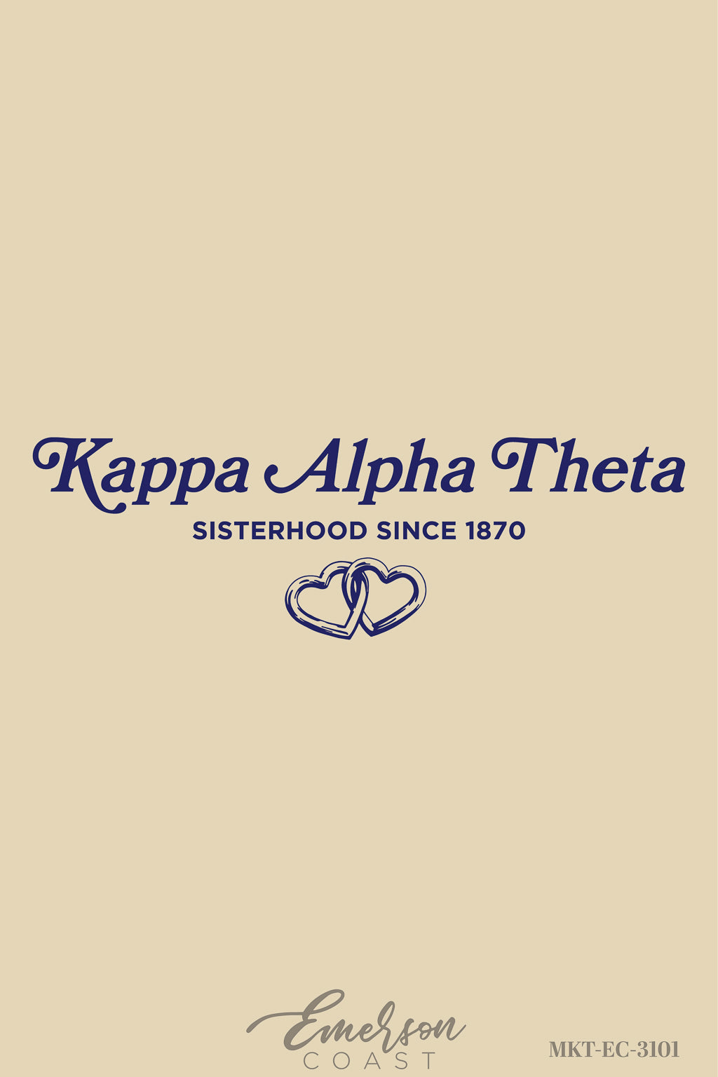 Kappa Alpha Theta Sisterhood Since 1870 Baby Tee