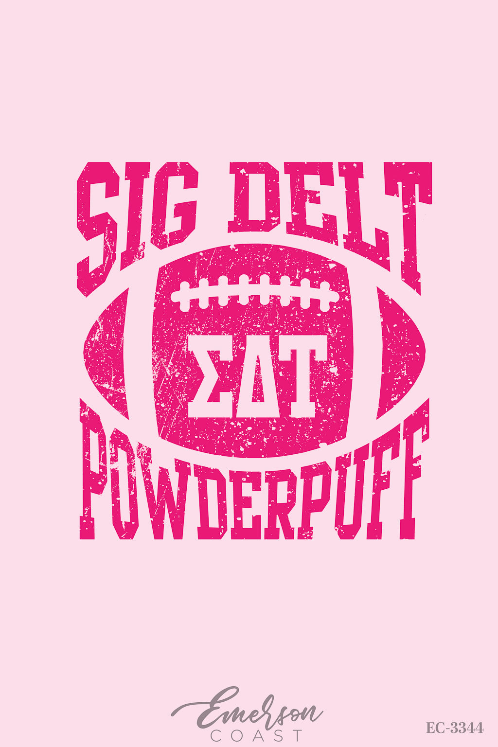 Sigma Delta Tau Powder Puff Philanthropy Tshirt