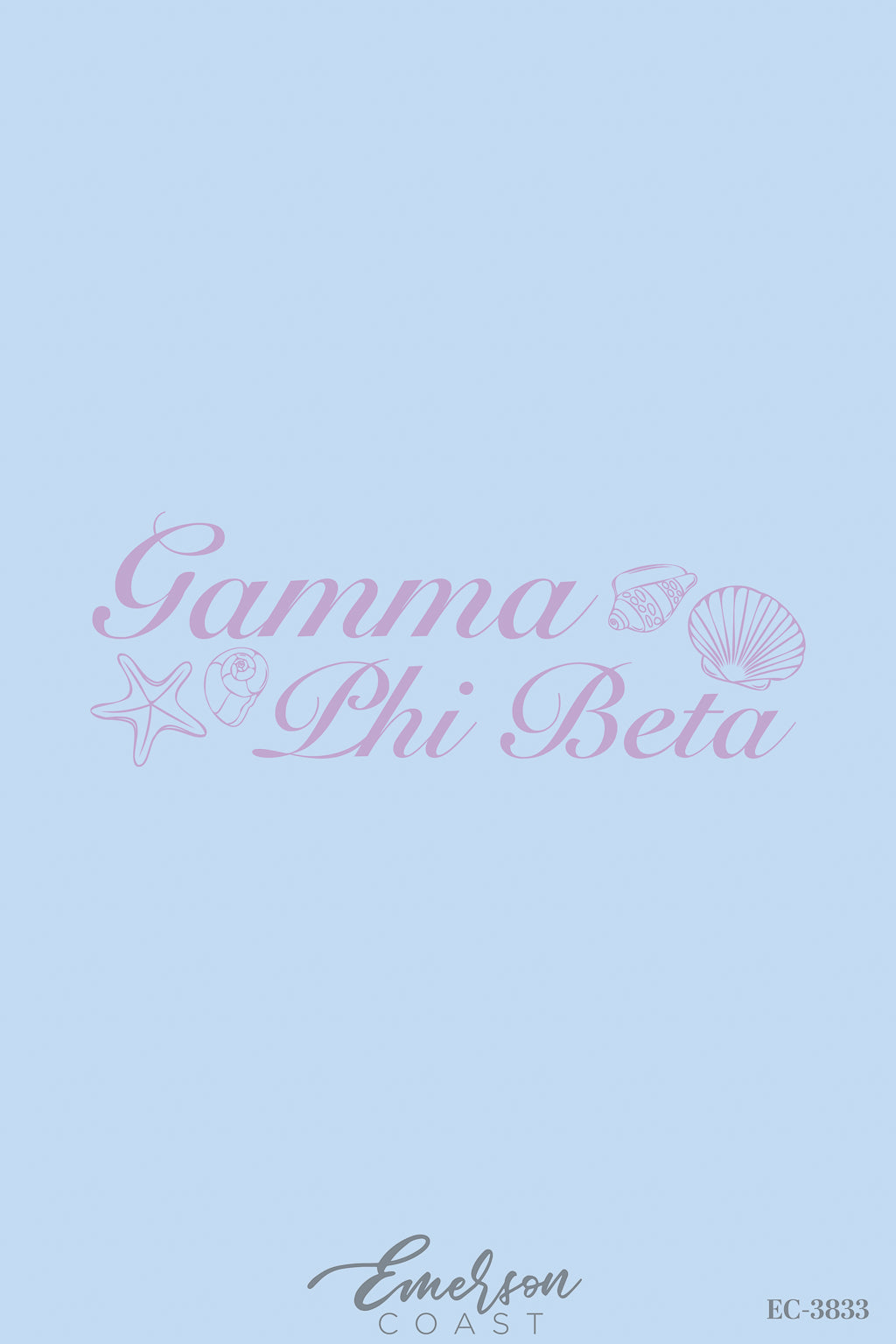 Gamma Phi Beta Under The Sea Bid Day T-Shirt