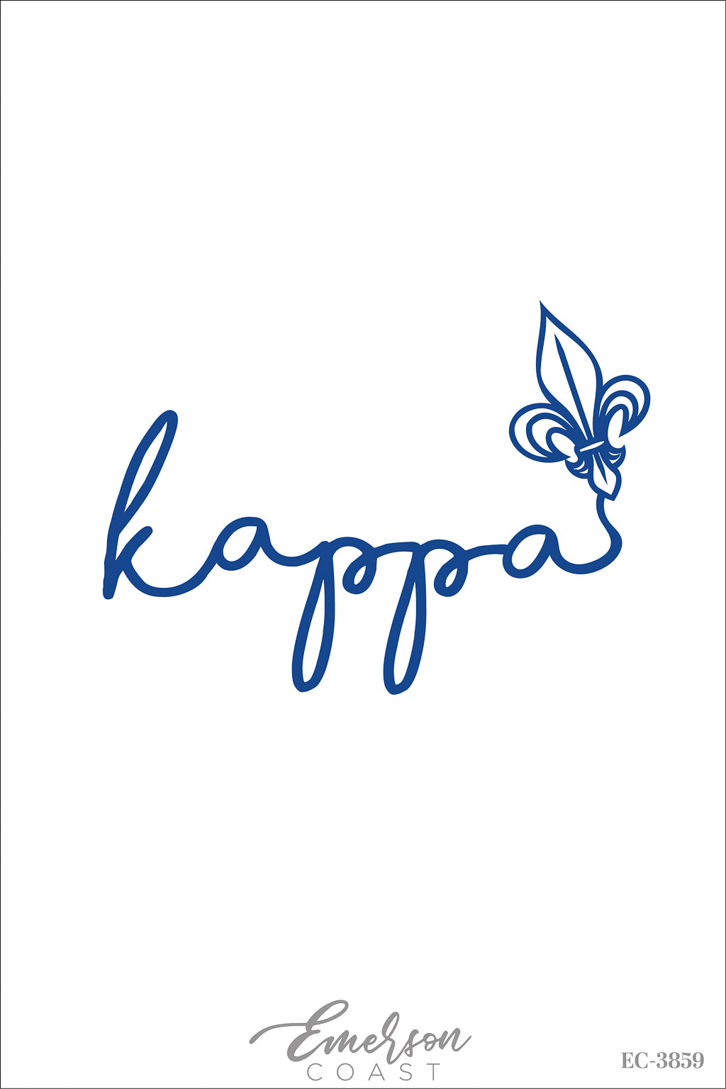 Kappa Kappa Gamma Simple Fleur-de-lis Recruitment T-Shirt