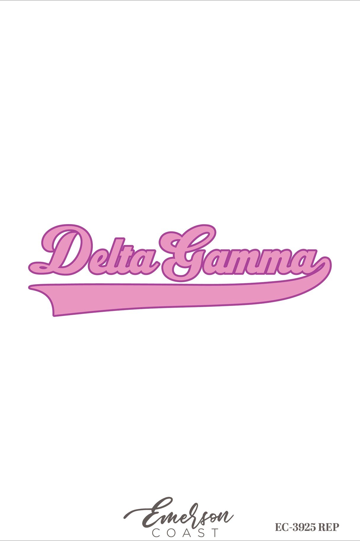 Delta Gamma Baseball Bid Day Jersey