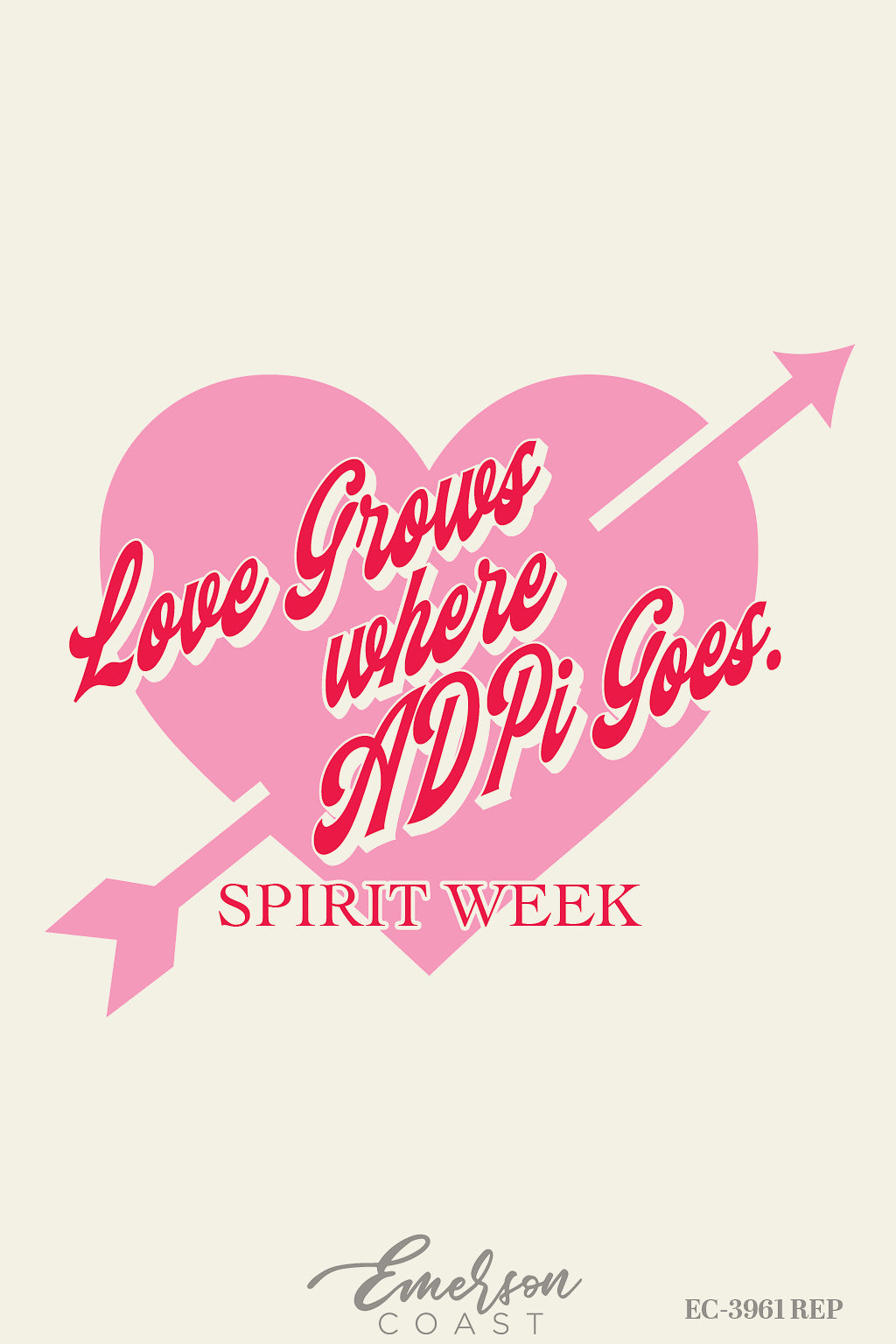 Alpha Delta Pi Love Grows Where ADPi Goes Bid Day T-Shirt
