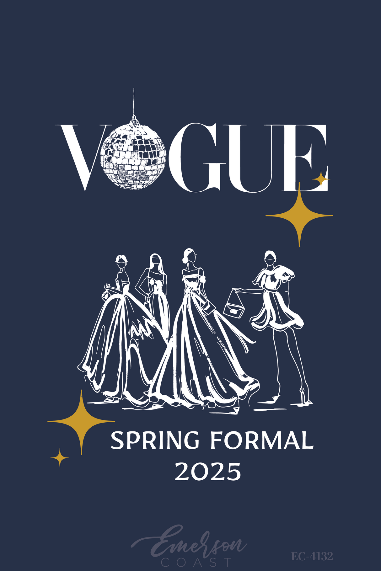 Kappa Delta University Of North Carolina At Charlotte Vogue Spring Formal T-Shirt