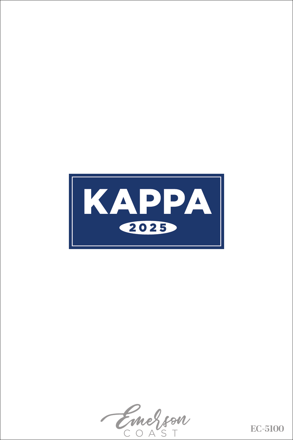 Kappa Kappa Gamma Navy Patch PR Sweatshirt