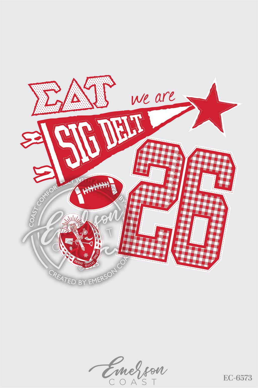 Sigma Delta Tau Sporty & Bold Family Weekend Tshirt