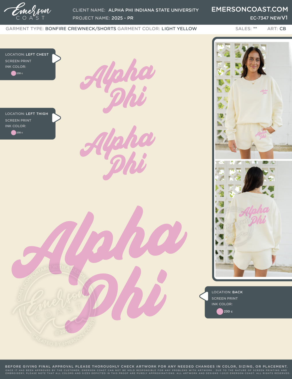 EC-7347 NEW Alpha Phi Indiana State University 2025 - PR