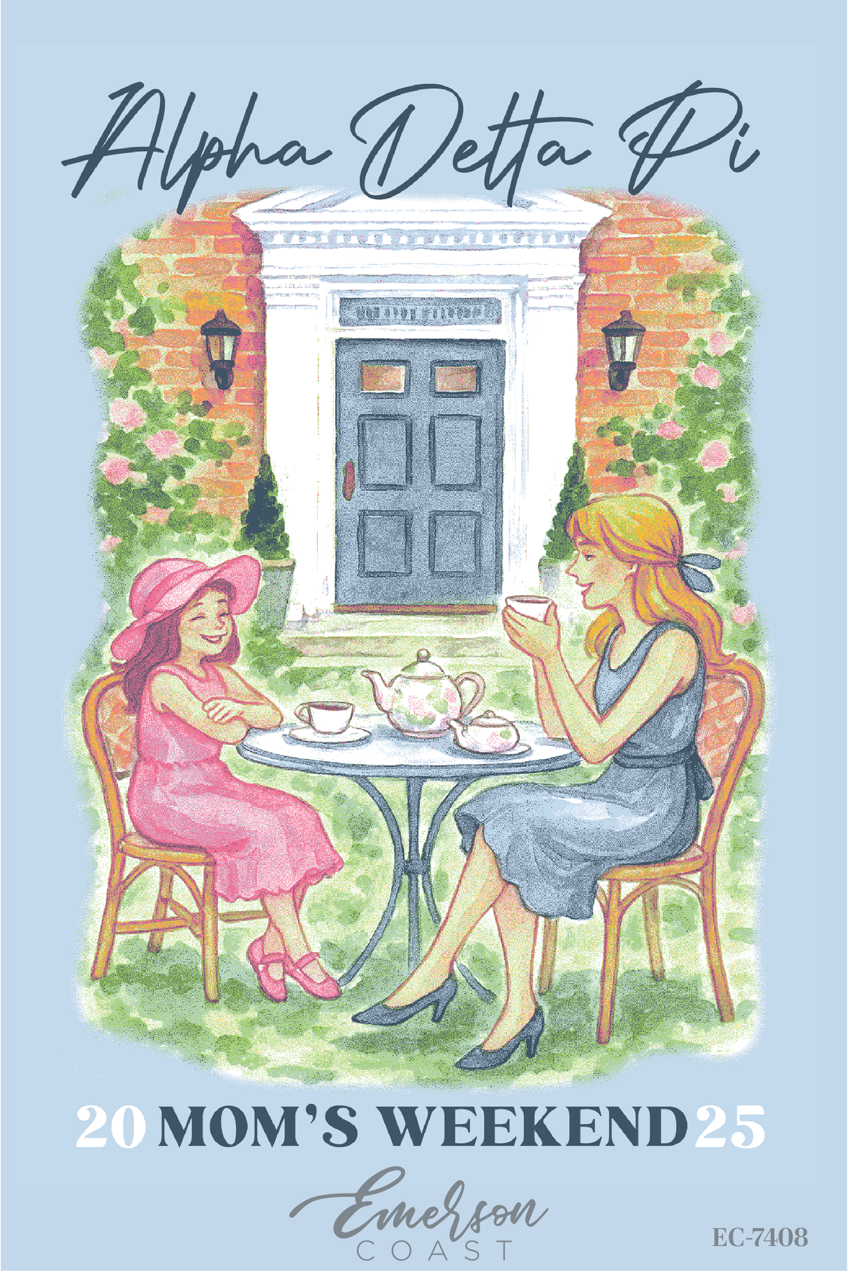 Alpha Delta Pi Mom's Weekend Tea Party Tshirt
