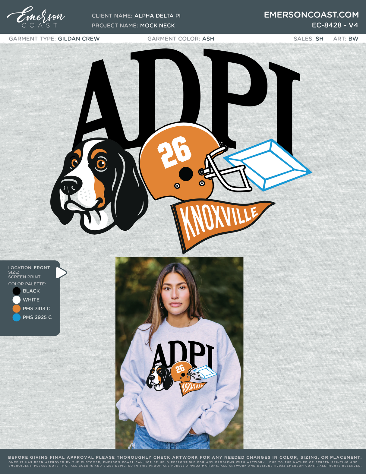 EC-8428 REP Alpha Delta Pi University of Tennessee Football 2025-PR 2