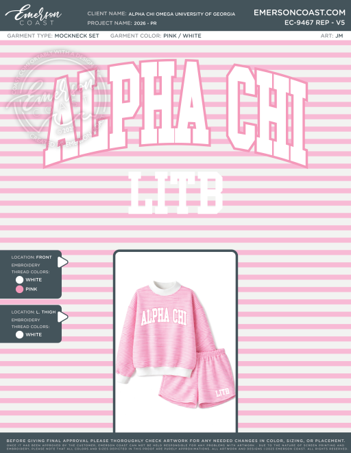 EC-9467 REP Alpha Chi Omega University of Georgia 2026 - PR