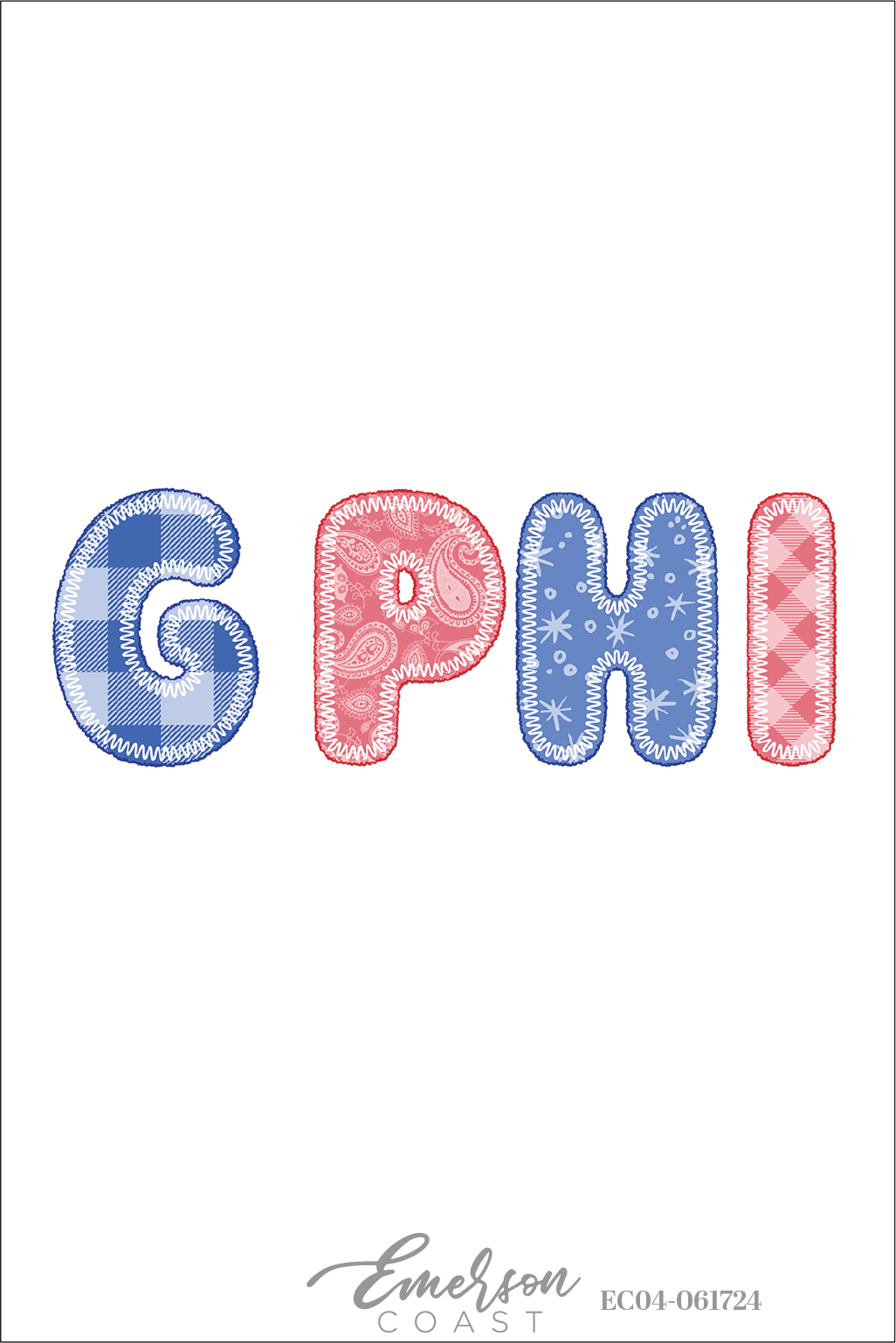 Gamma Phi Beta American Picnic Bid Day T-Shirt