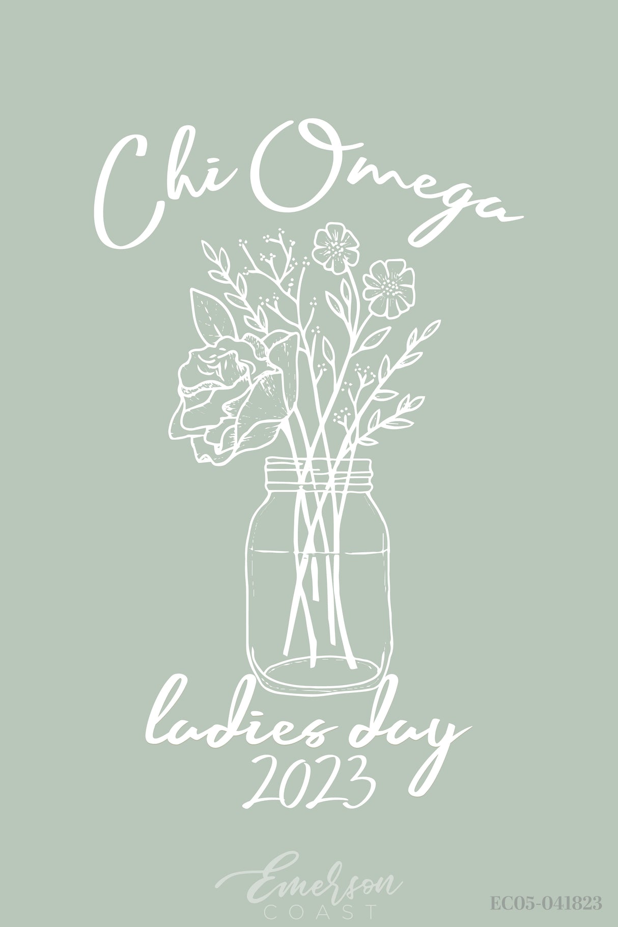 Chi Omega Hanover College Mom's Day T-Shirt
