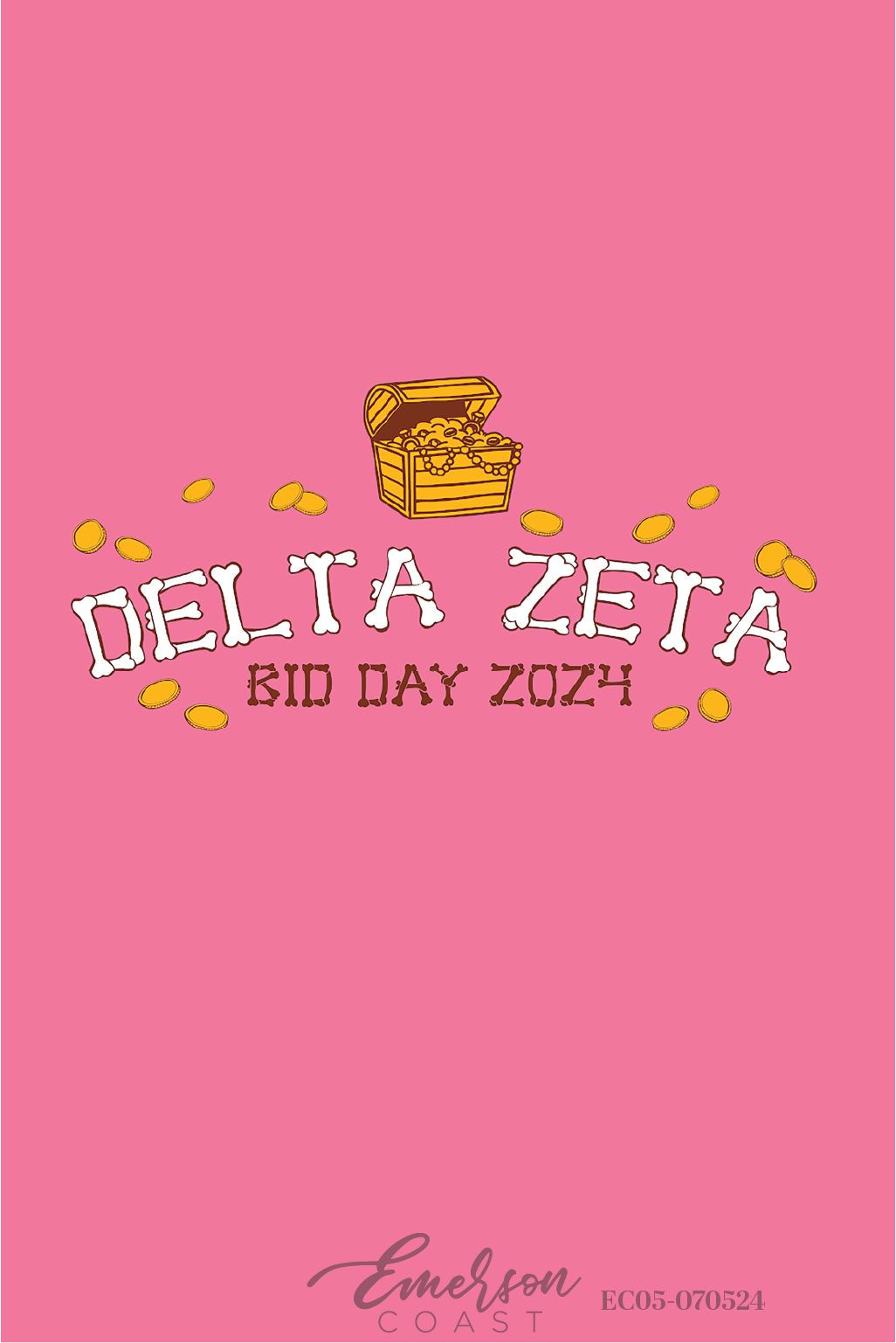Delta Zeta Lucky Me Bid Day T-Shirt