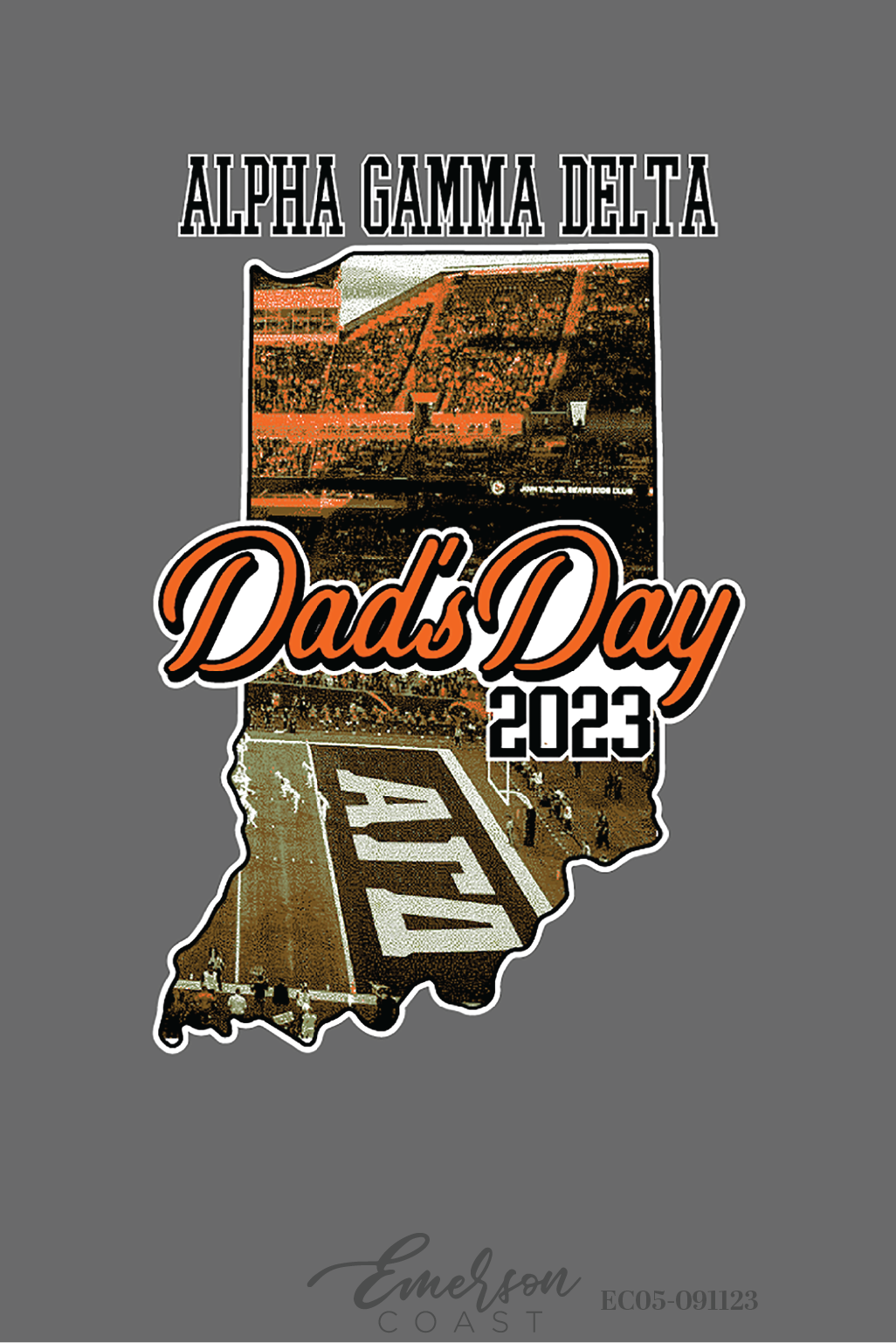 Alpha Gamma Delta Purdue University Dad's Day T-Shirt