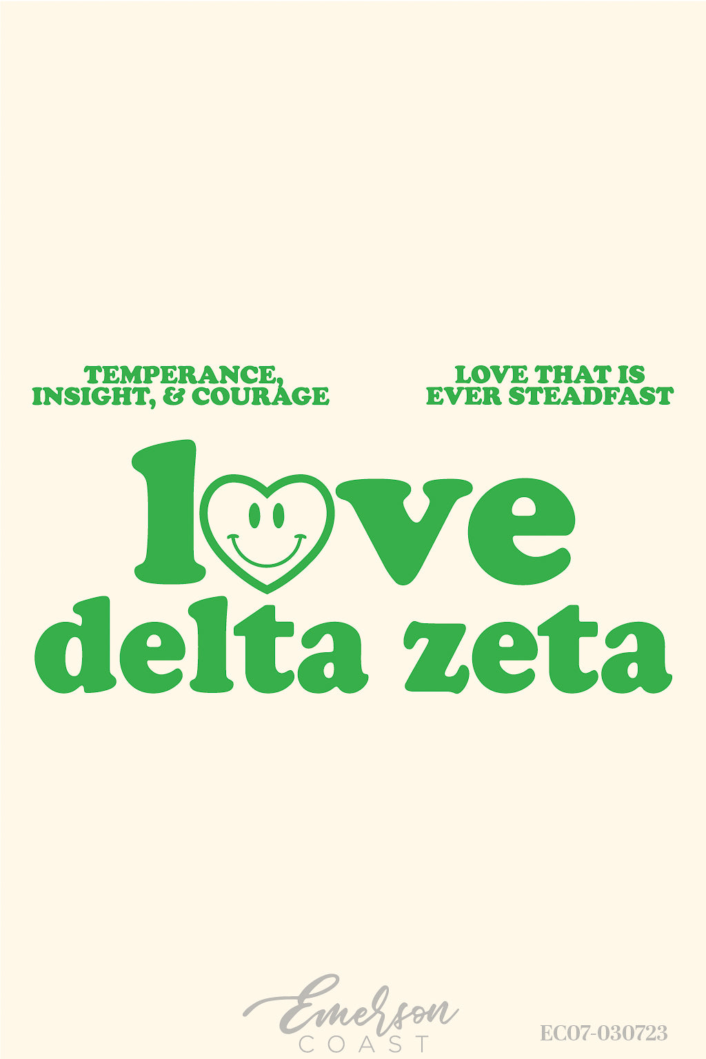 Delta Zeta Arkansas Tech University With Love Recruitment Tee