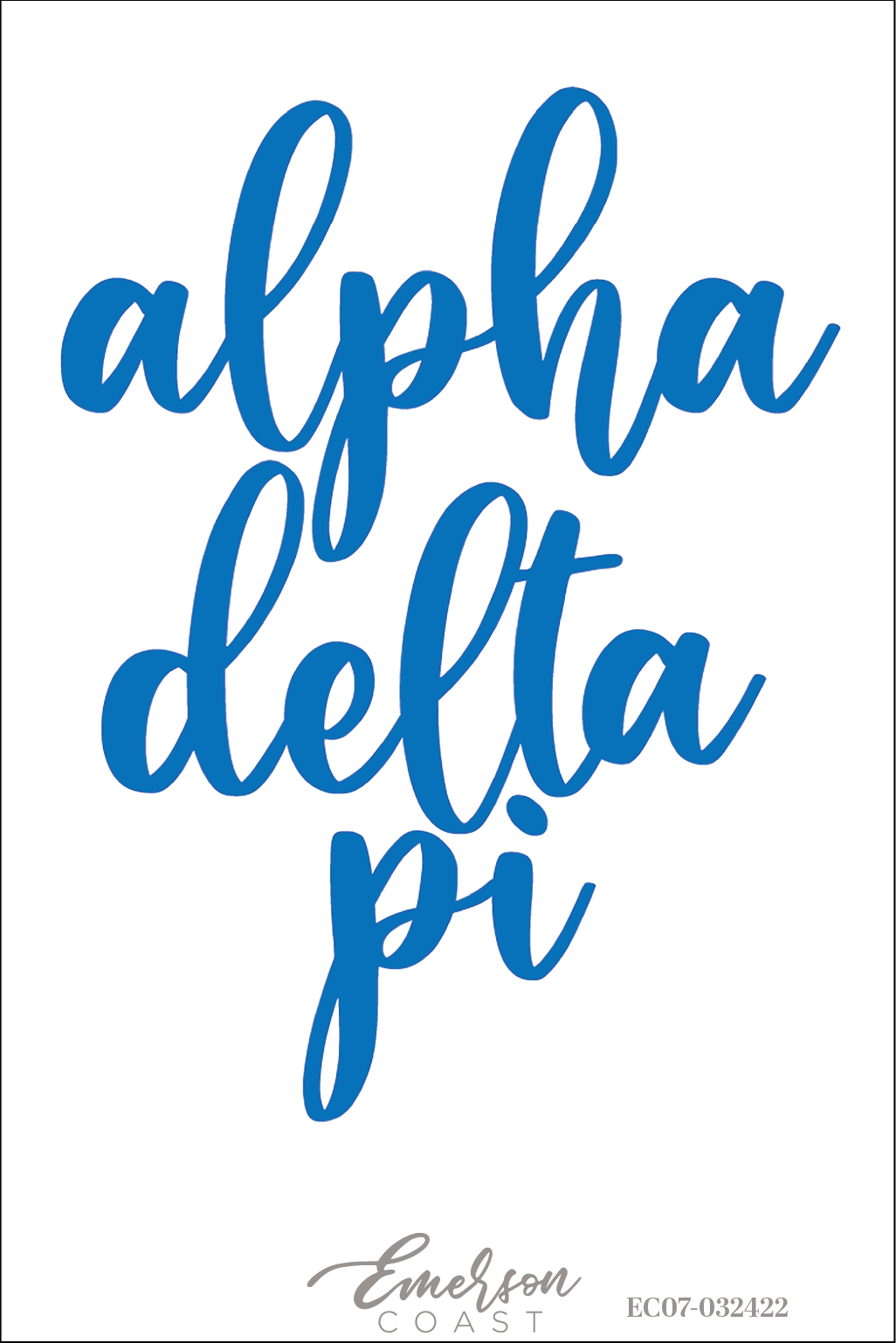 Alpha Delta Pi Texas Tech University Blue Recruitment