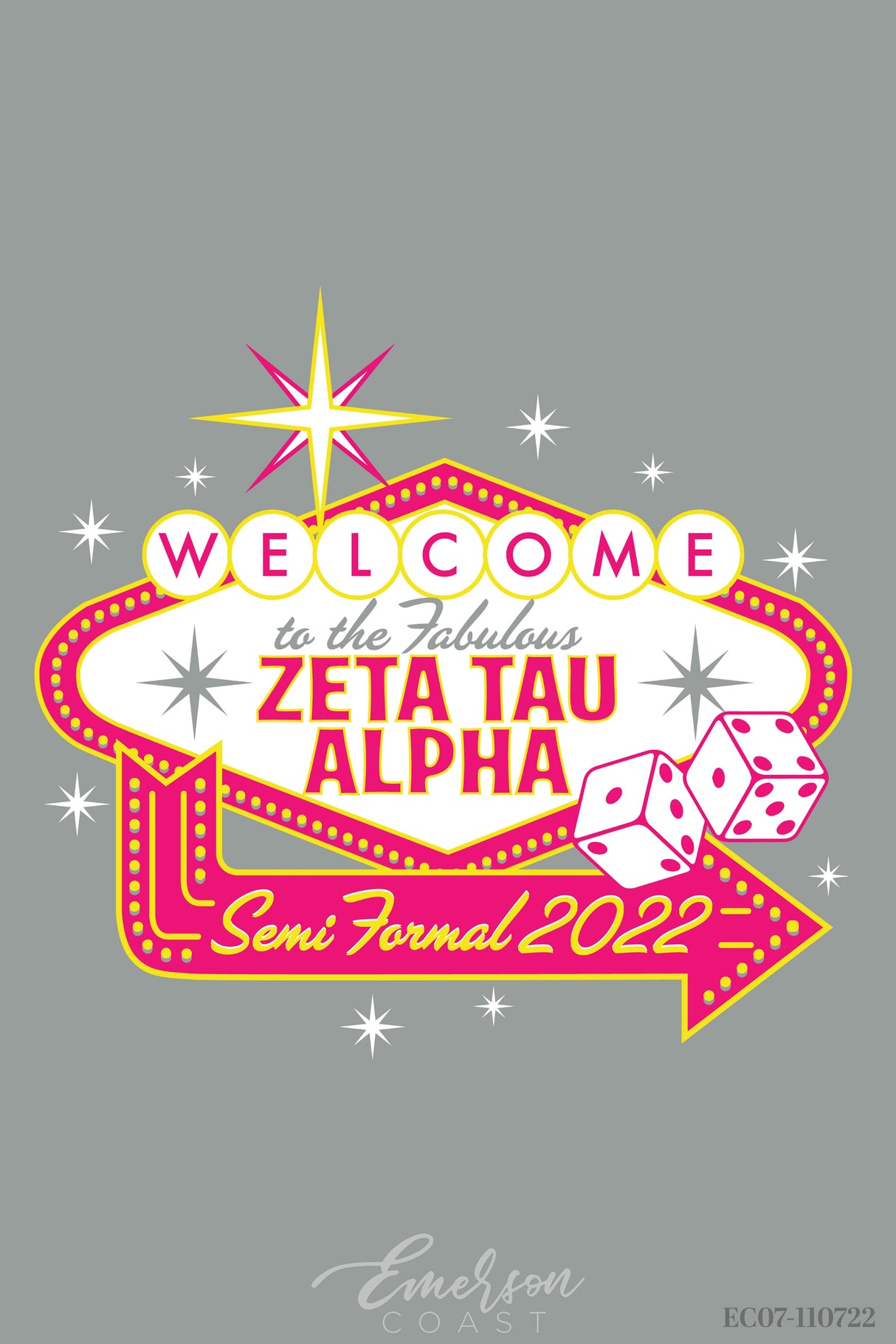 Zeta Tau Alpha Ohio State University Semi Formal T-shirt