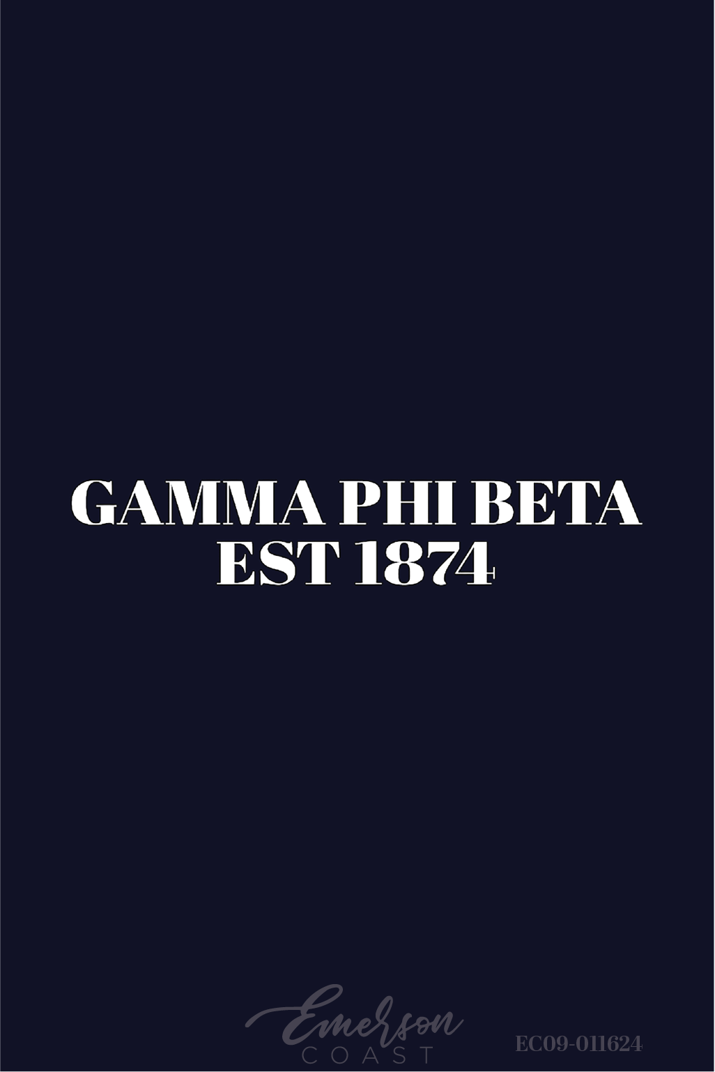 Gamma Phi Beta Kansas State University Navy Recruitment Tee