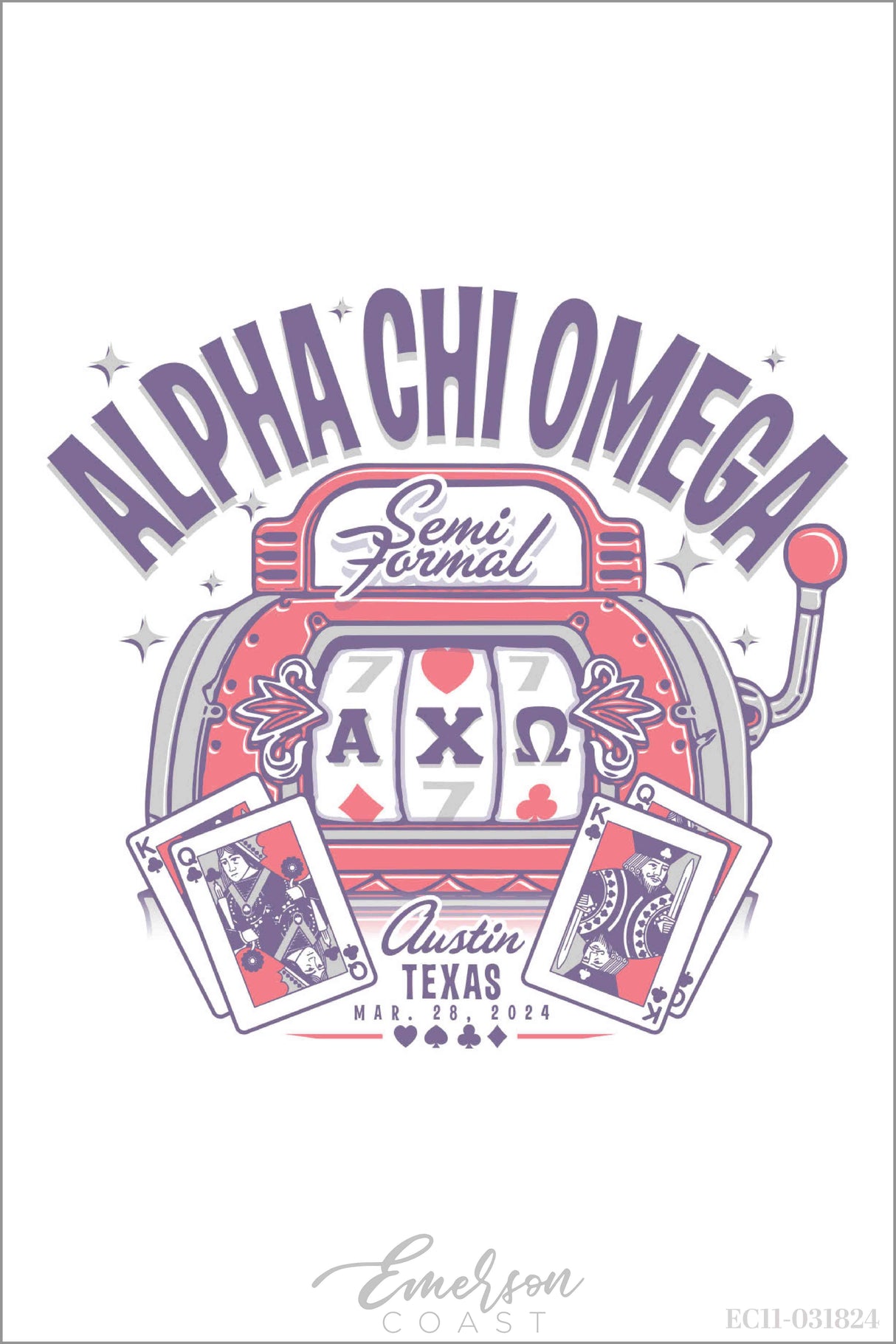 Alpha Chi Omega University of Texas at Austin Formal T-shirt
