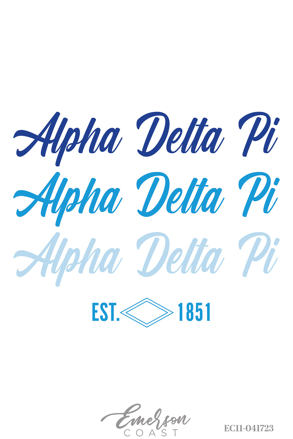 Alpha Delta Pi Mercer University Recruitment Tshirt