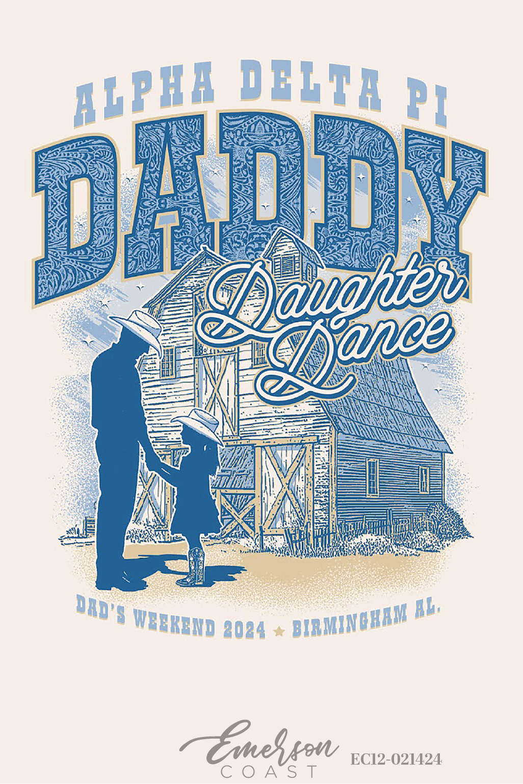 Alpha Delta Pi Daddy Daughter Dance T-Shirt