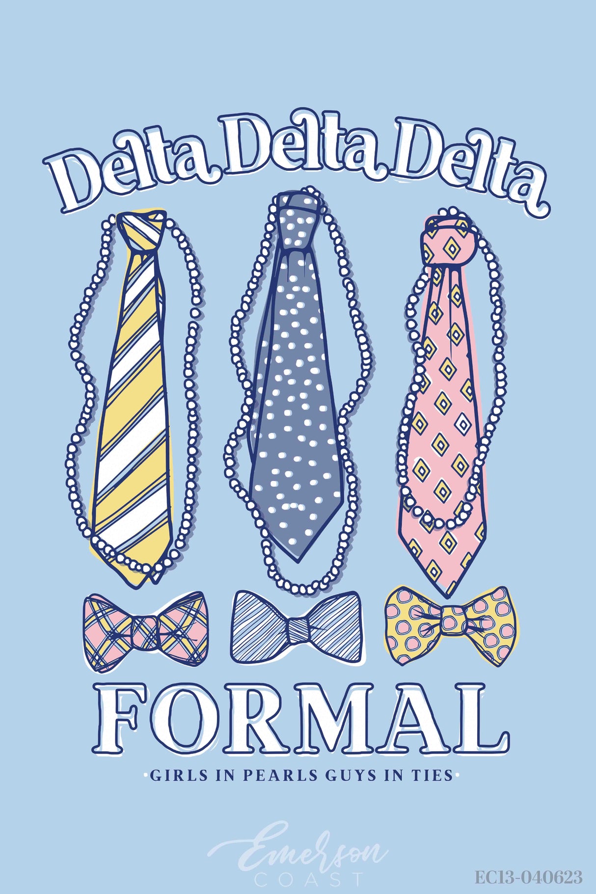 Delta Delta Delta University of Arkansas Formal Redesign Zoom T-shirt
