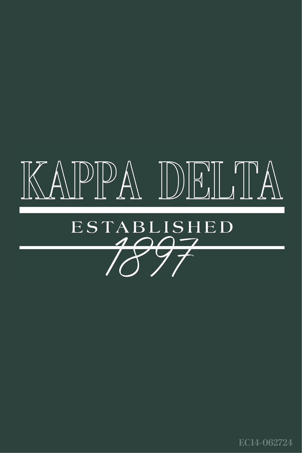 Kappa Delta Forest Recruitment Slouchy Tee