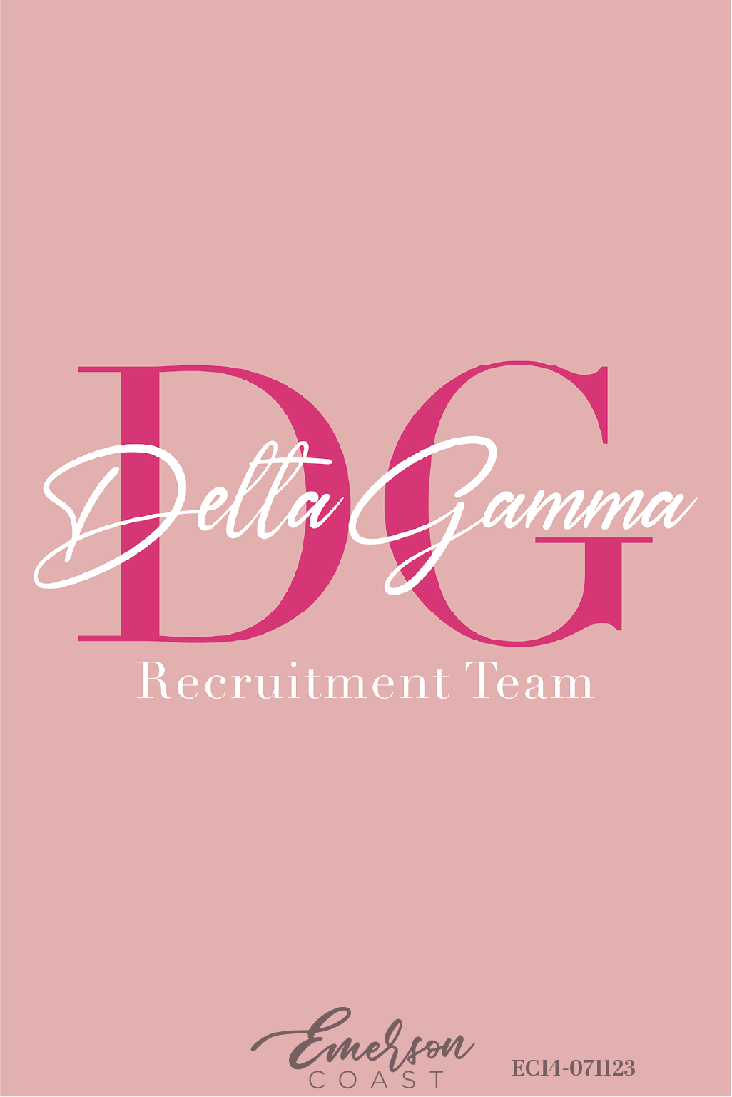 Delta Gamma Louisiana State University Recruitment Team Tee