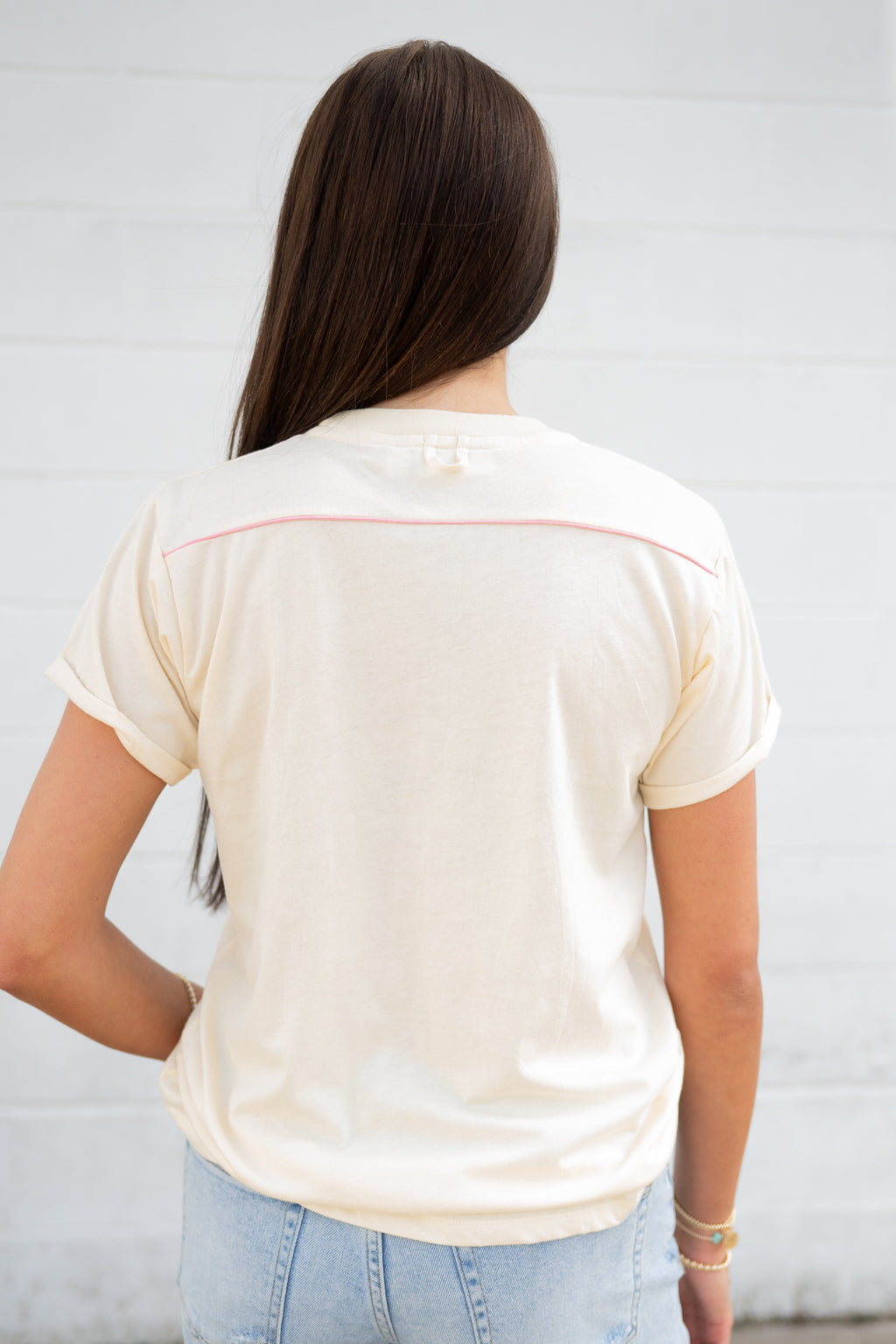 Emerson Coast Heartline Rolled Sleeve Tee