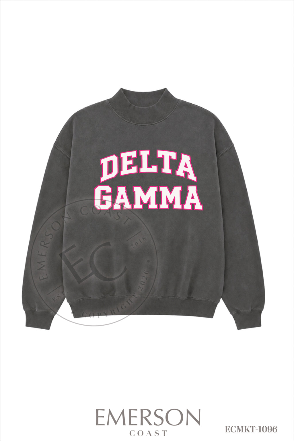 Delta Gamma Smoke Mockneck