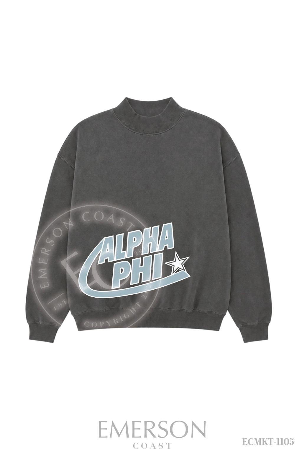 Alpha Phi Smoke Mockneck