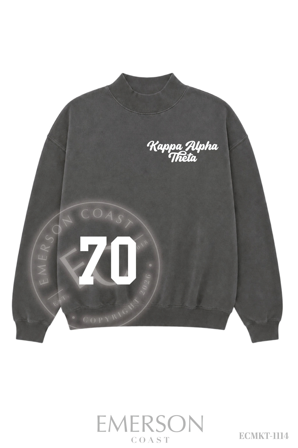 Kappa Alpha Theta Smoke Mockneck