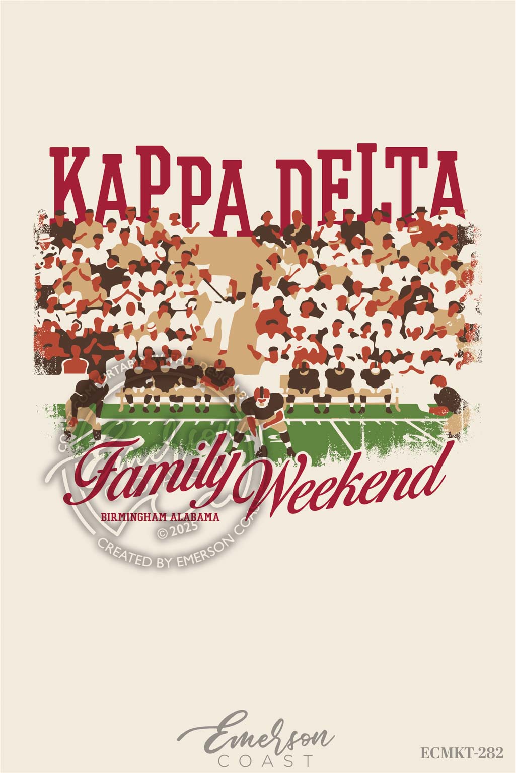 Kappa Delta Cheerful & Fun Family Weekend Tshirt