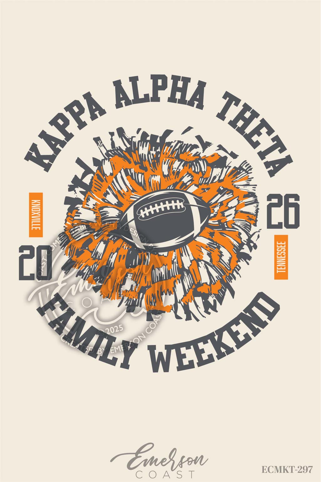 Kappa Alpha Theta Vintage Family Weekend Tshirt