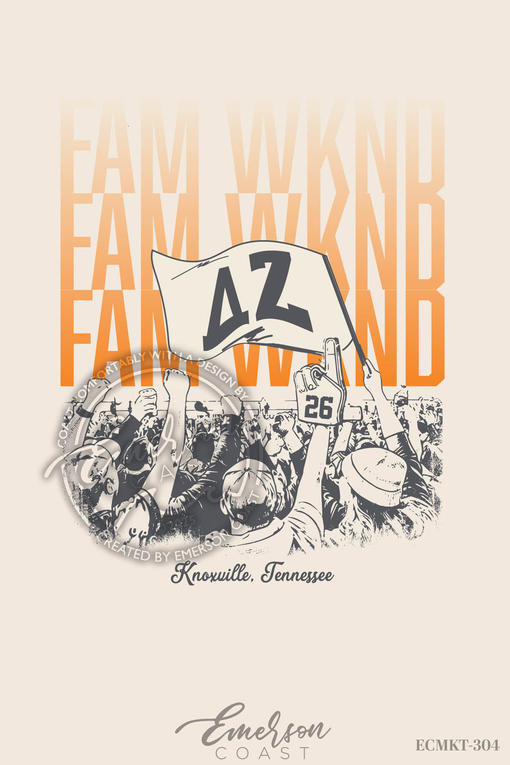 Delta Zeta Vintage & Fun Family Weekend Tshirt