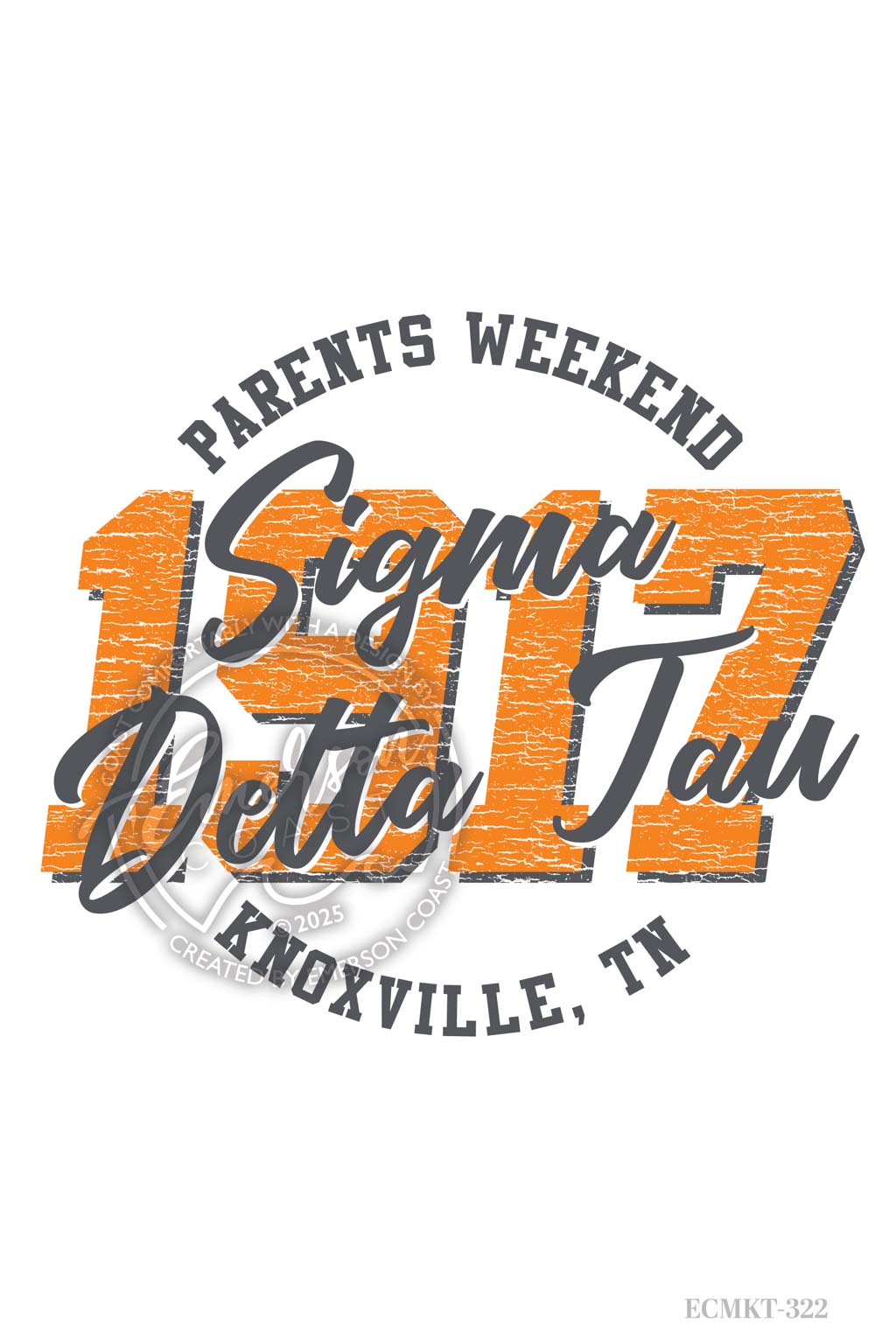 Sigma Delta Tau Vintage Parents Weekend Tshirt