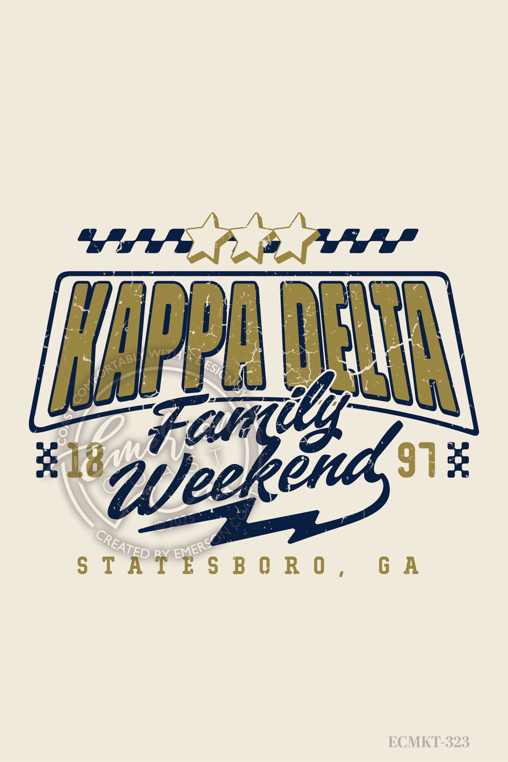 Kappa Delta Sporty Family Weekend Tshirt