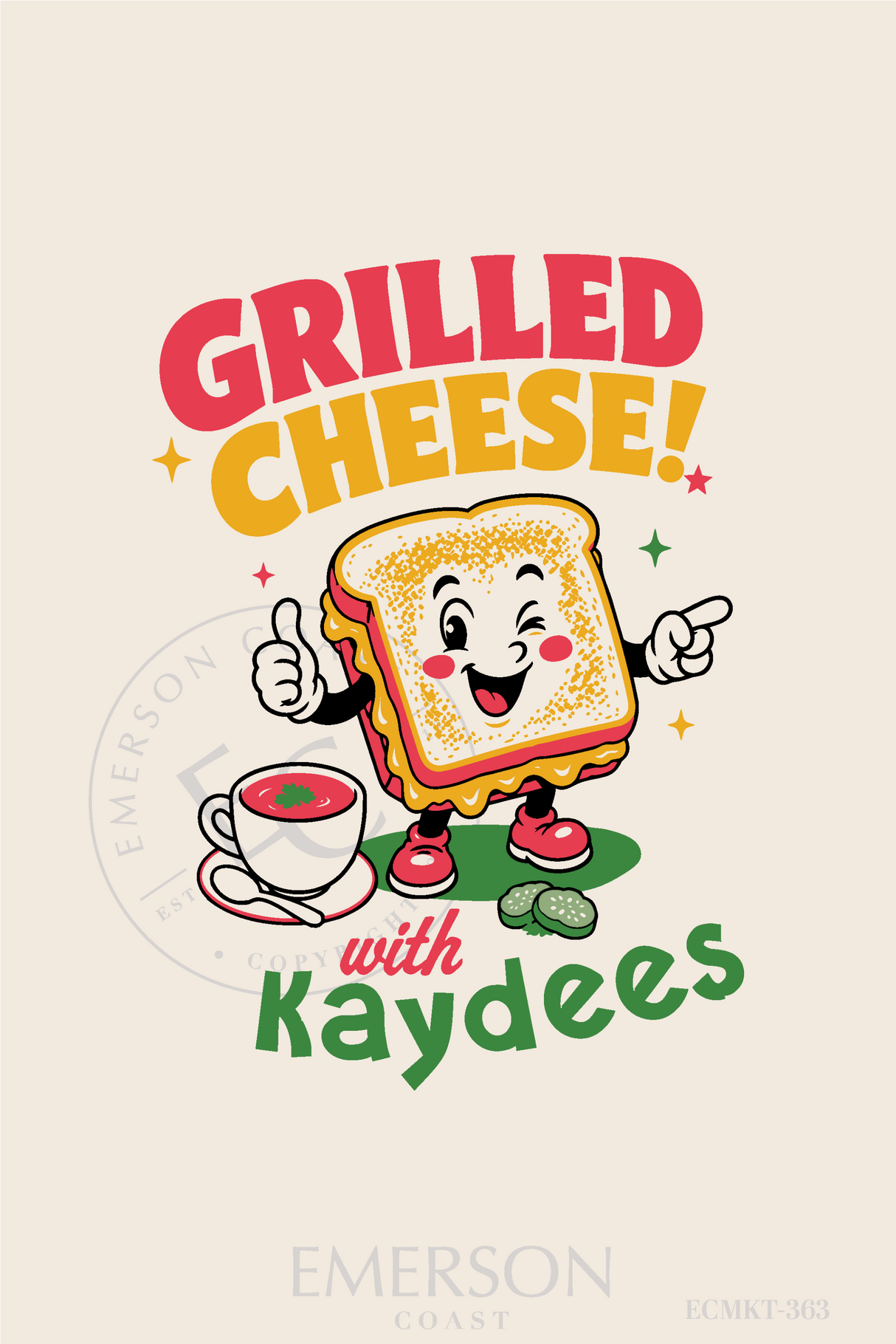 Kappa Delta Grilled Cheese With Kaydees T-Shirt