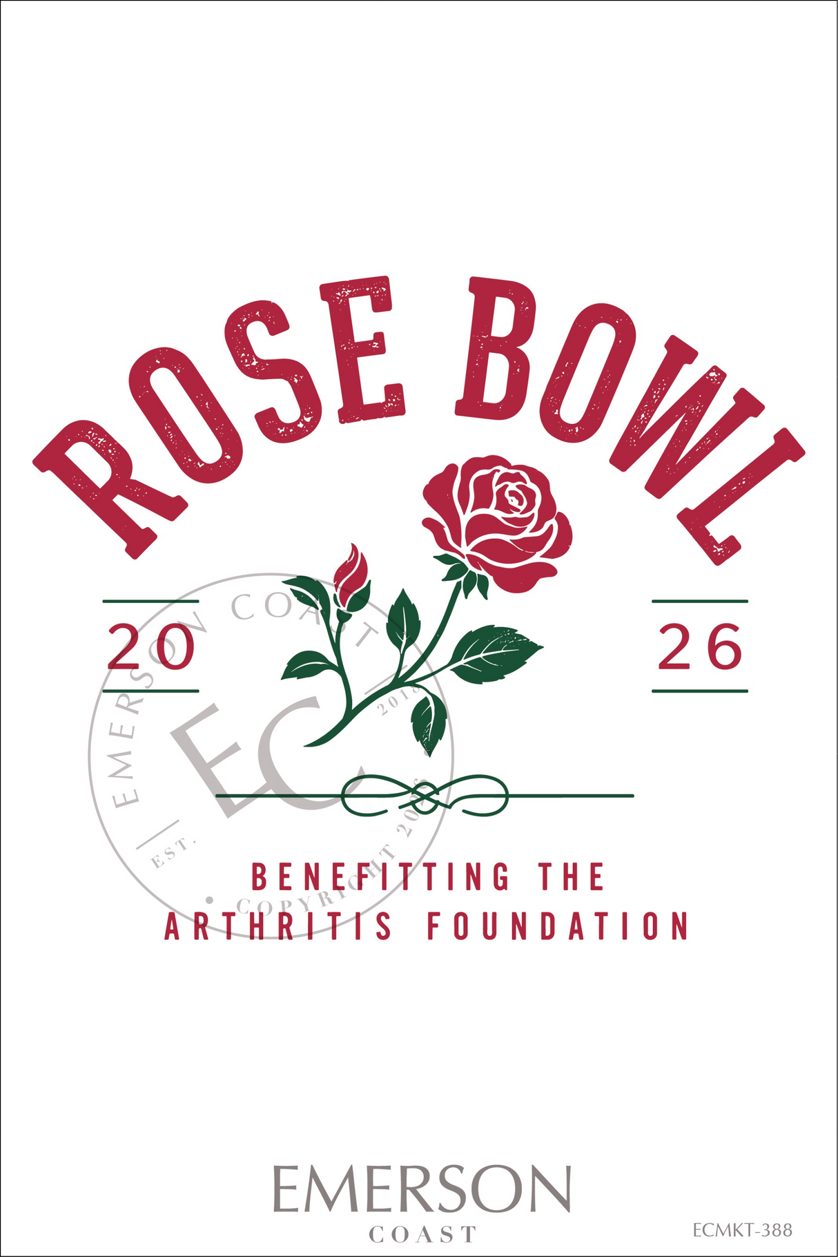 Alpha Omicron Pi Rose Bowl T-Shirt