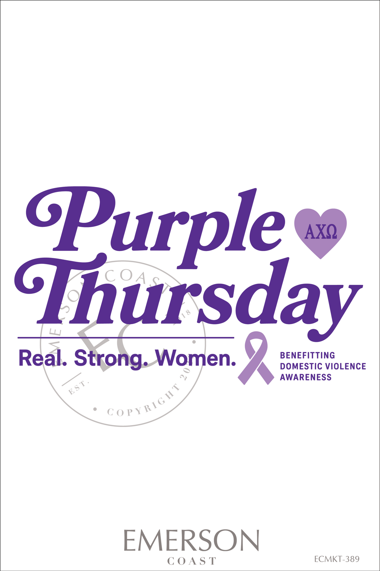 Purple Thursday Real. Strong. Woman.