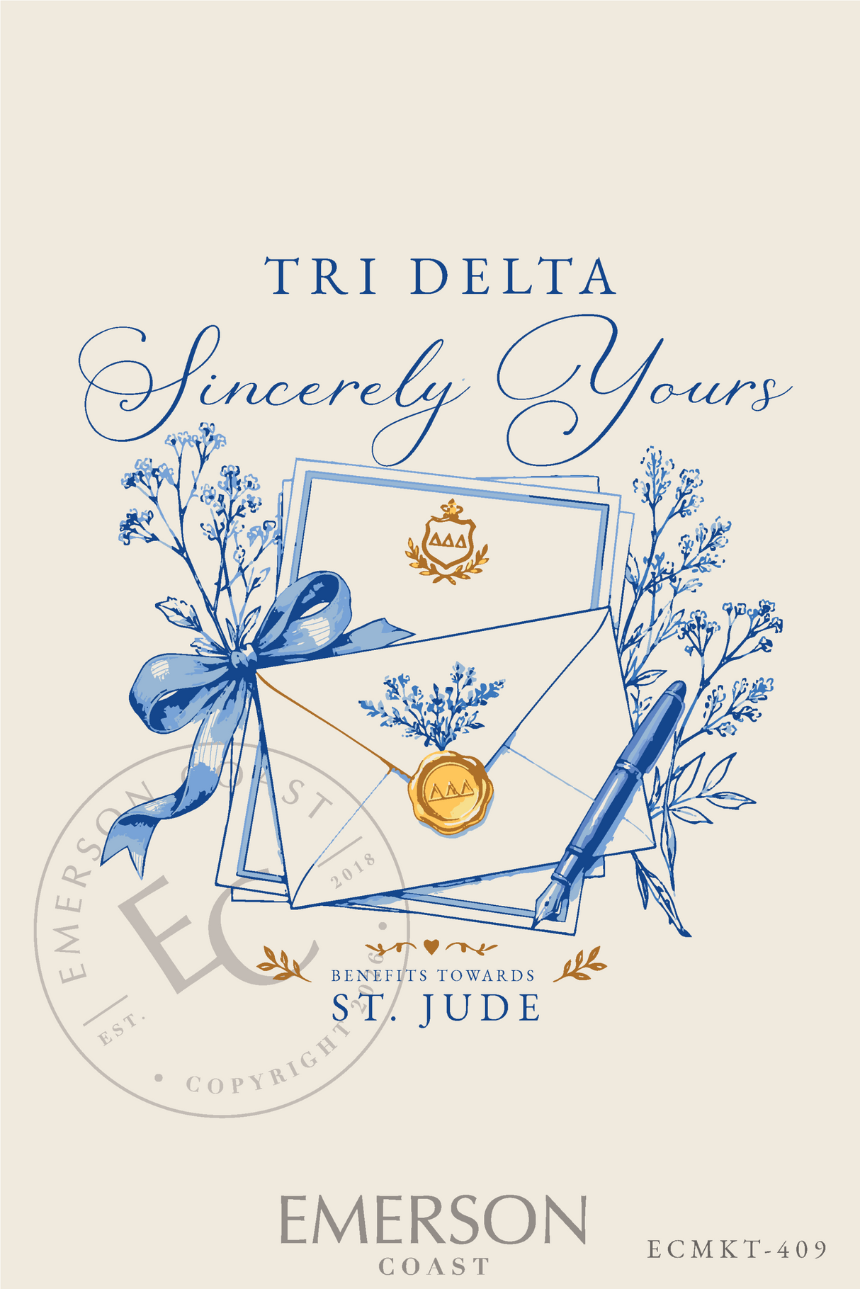 Tri Delta Sincerely Yours T-Shirt