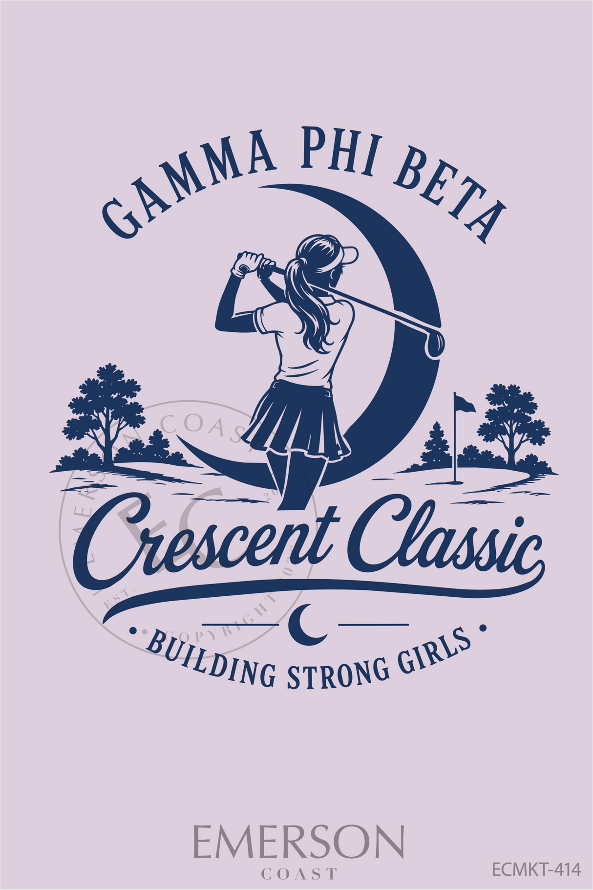 Gamma Phi Beta Crescent Classic T-Shirt