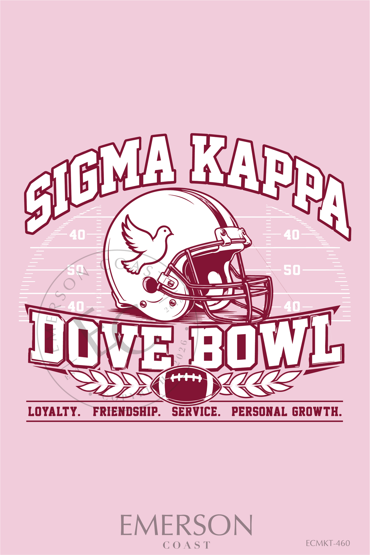 Sigma Kappa Dove Bowl T-Shirt