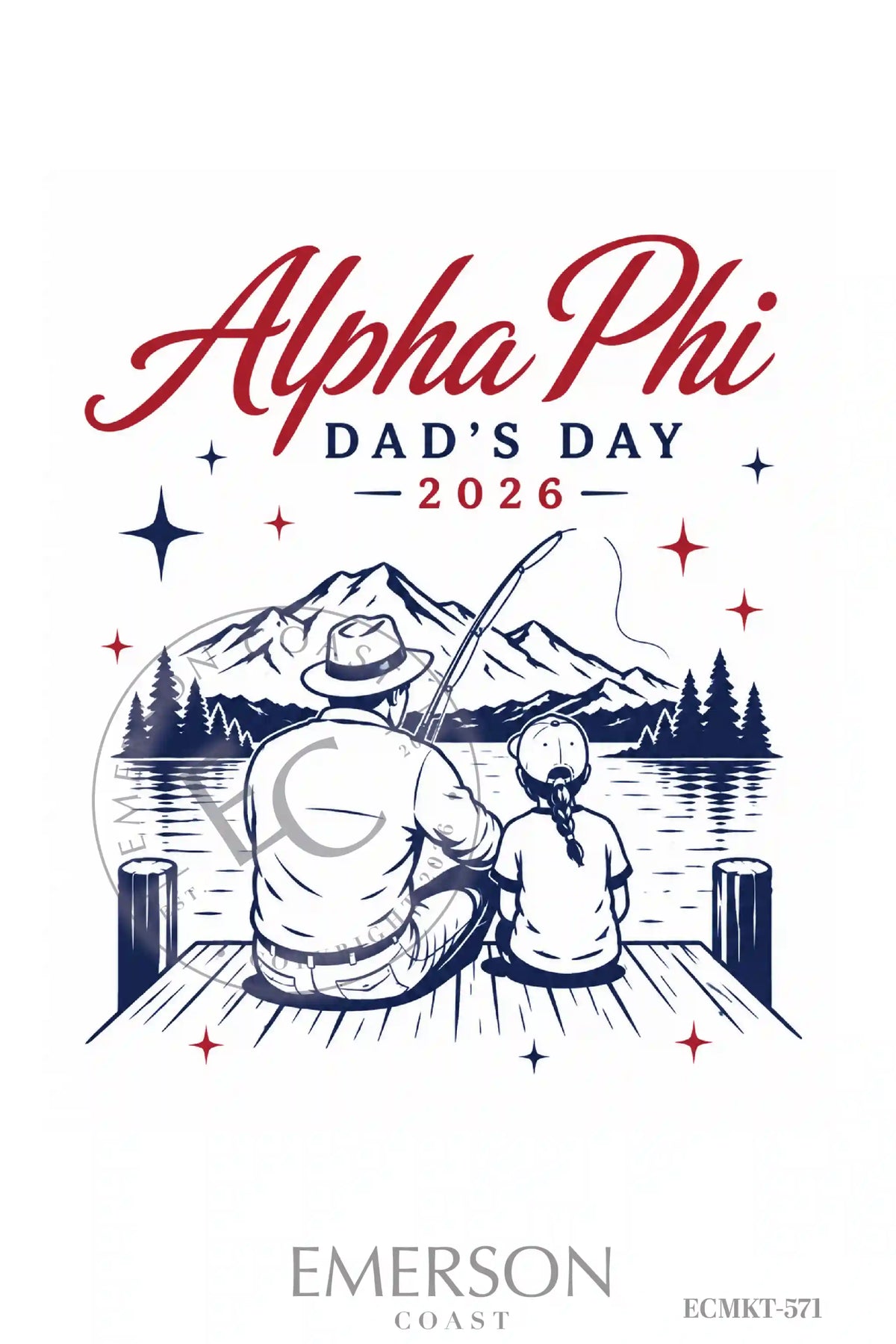 Alpha Phi Dads Day T-Shirt