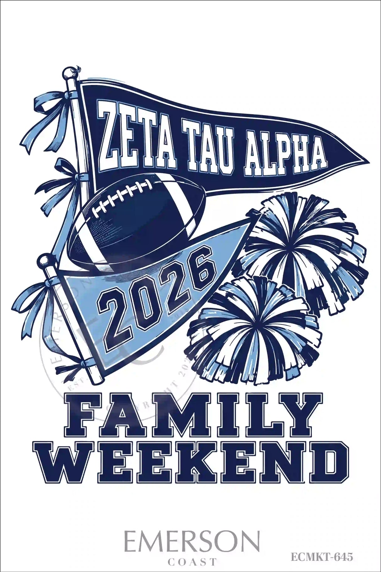 Zeta Tau Alpha Family Weekend T-Shirt